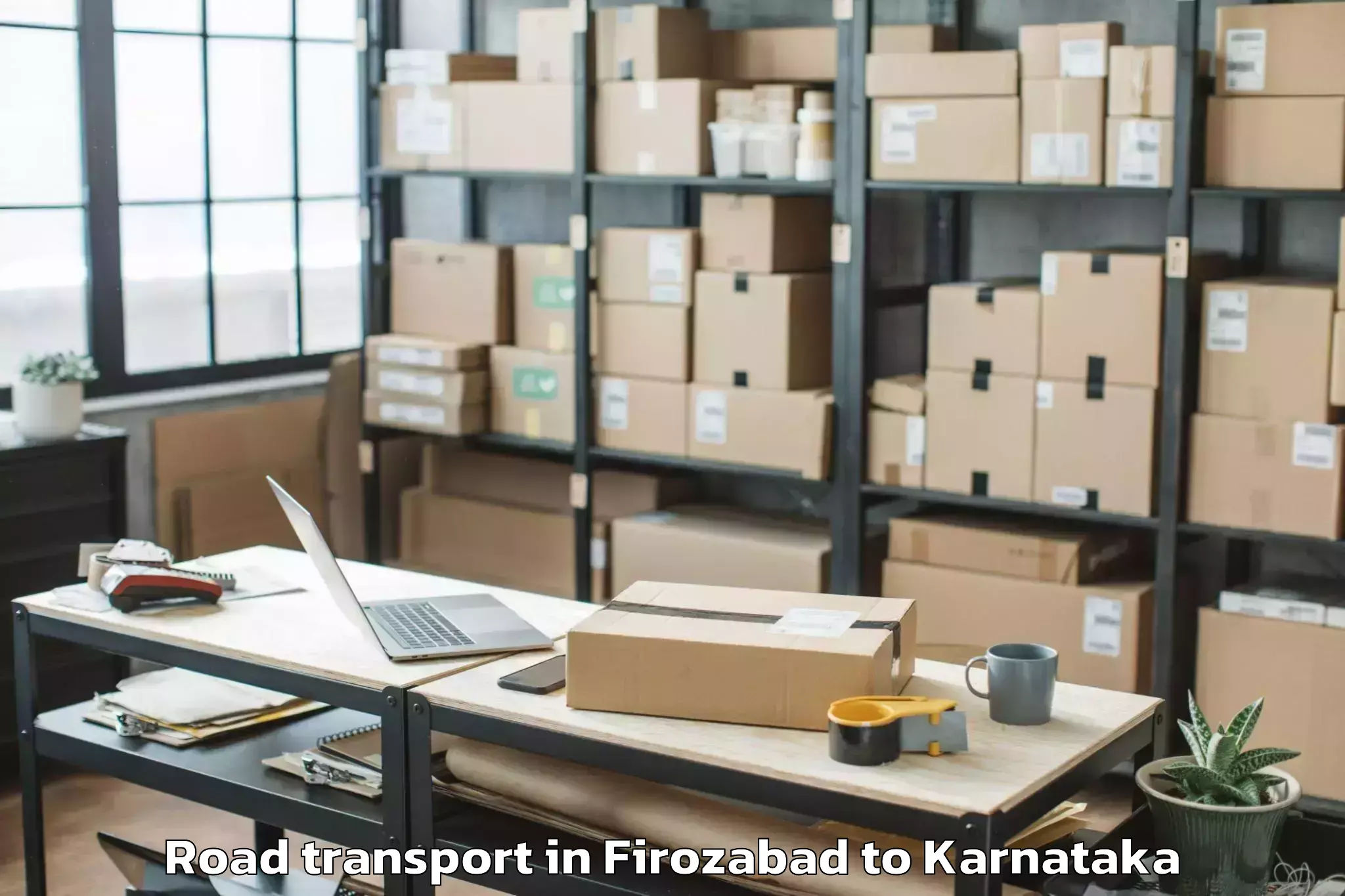 Reliable Firozabad to Gangawati Road Transport